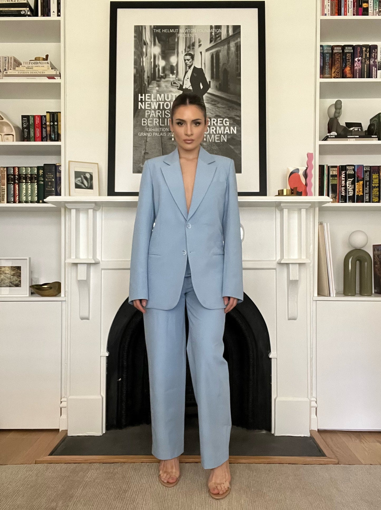 Semra Suit Jacket - Light Blue