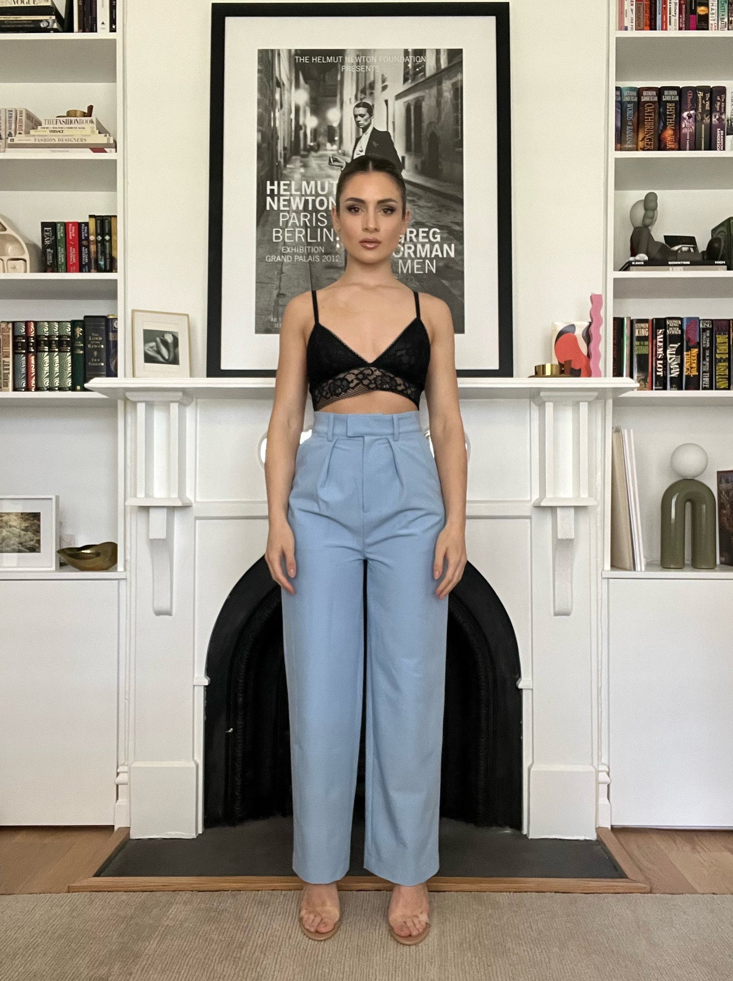 Semra Tailored Pant - Light Blue