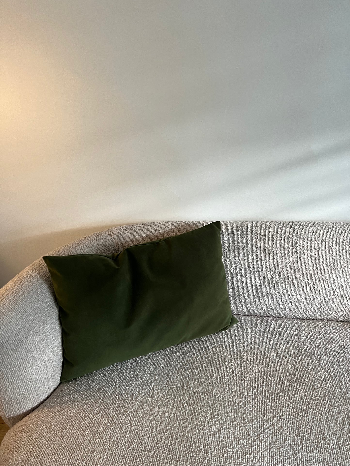 Velour Cushion - Forest
