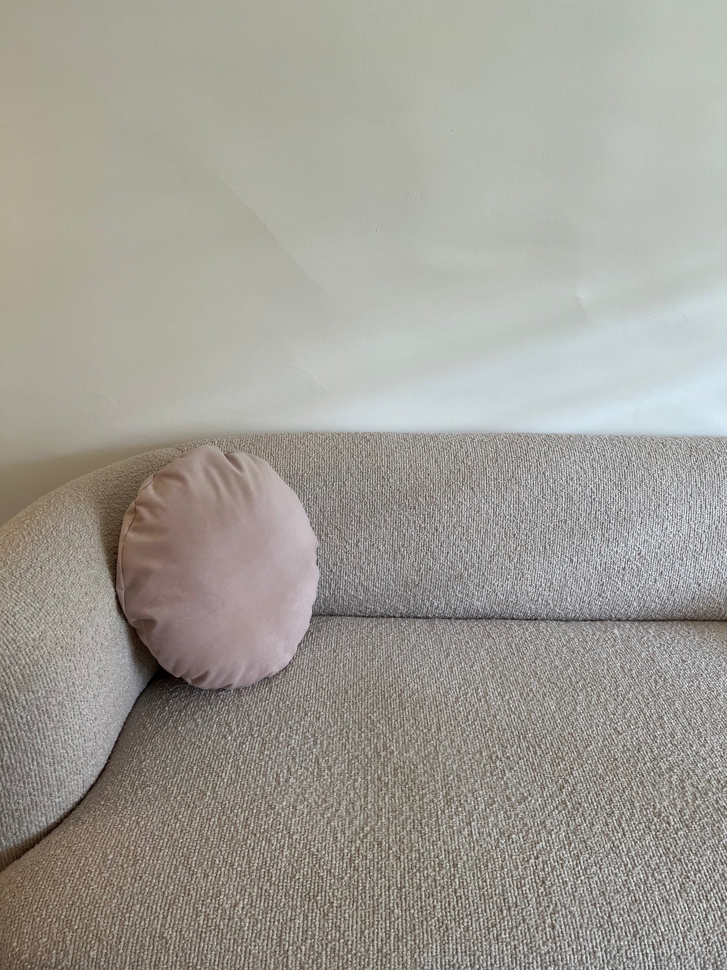 Velour Cushion - Petal
