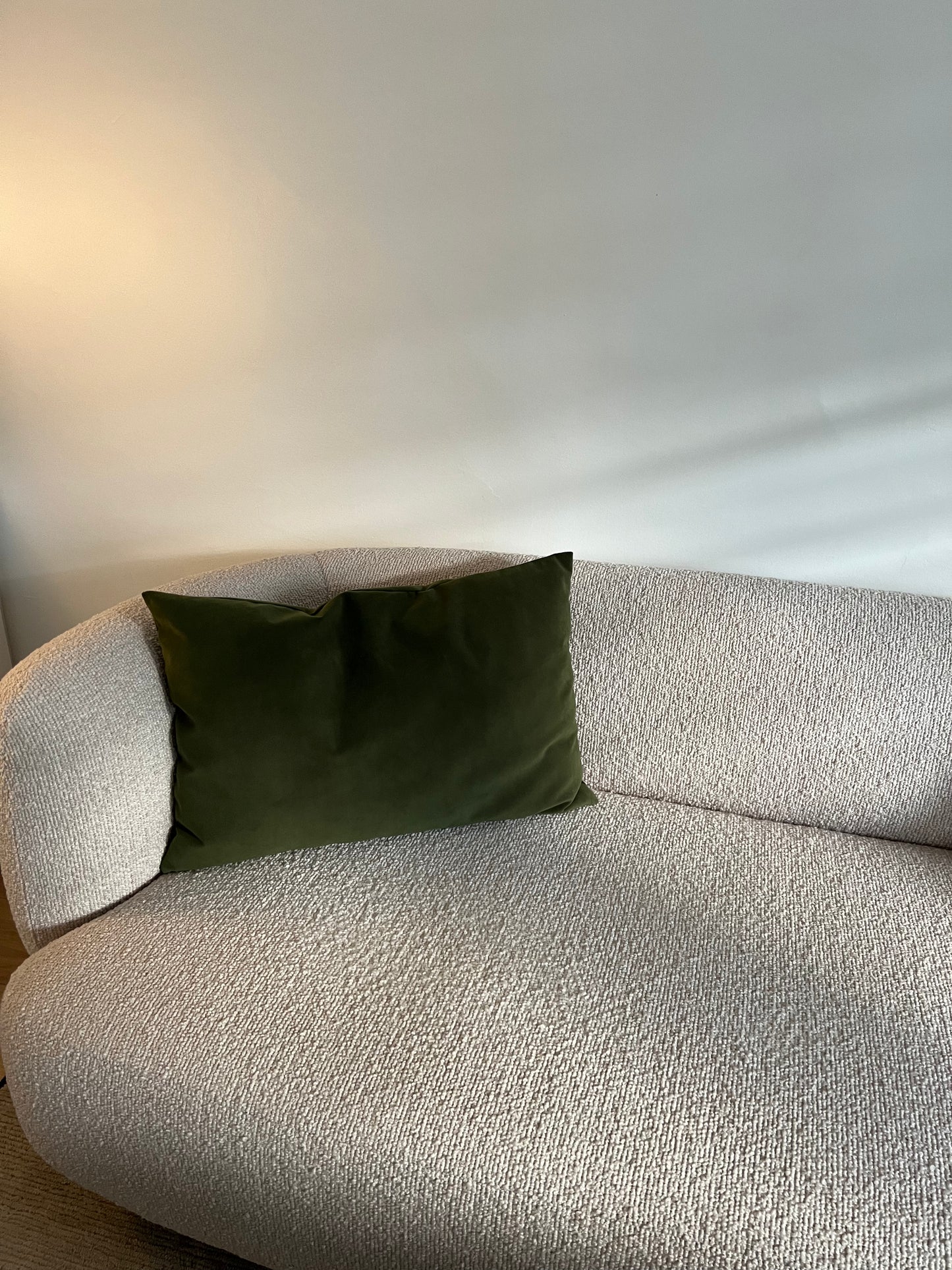 Velour Cushion - Forest