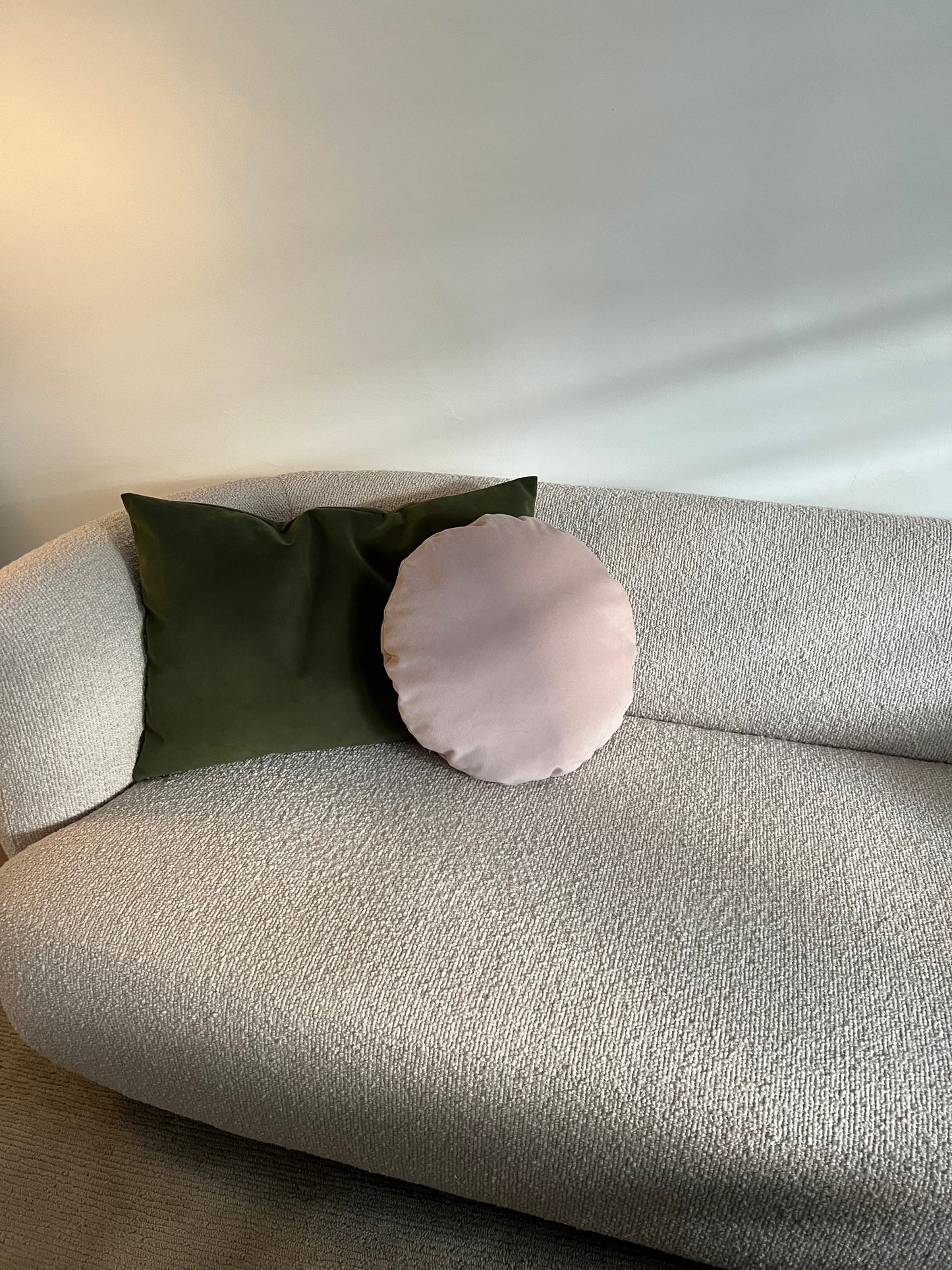Velour Cushion - Petal