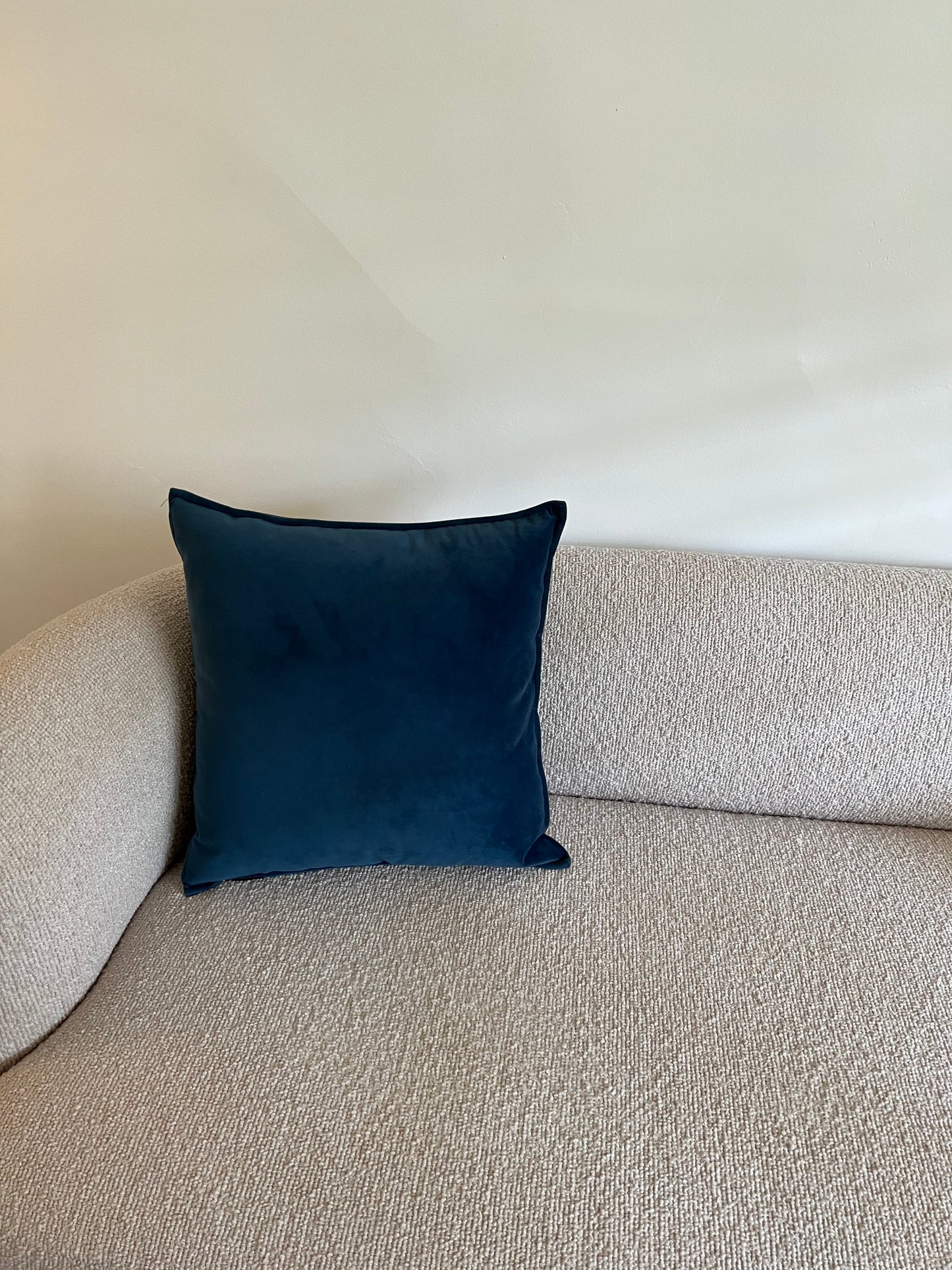 Velour Cushion - Royal Blue
