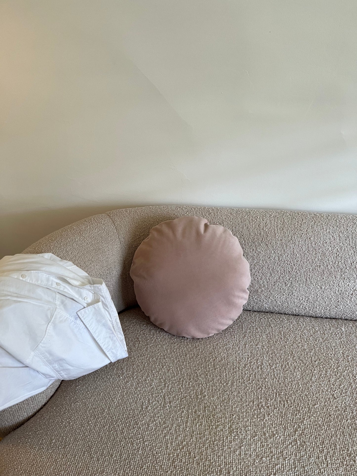 Velour Cushion - Petal