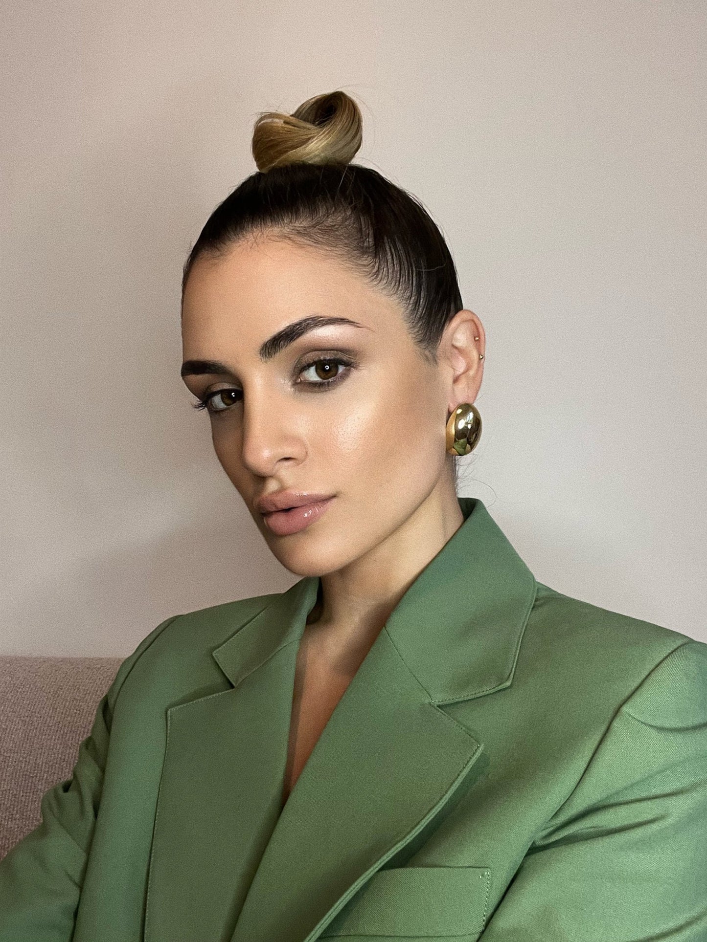 Egg Earrings - Gold