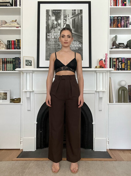 Semra Tailored Pant - Sepia