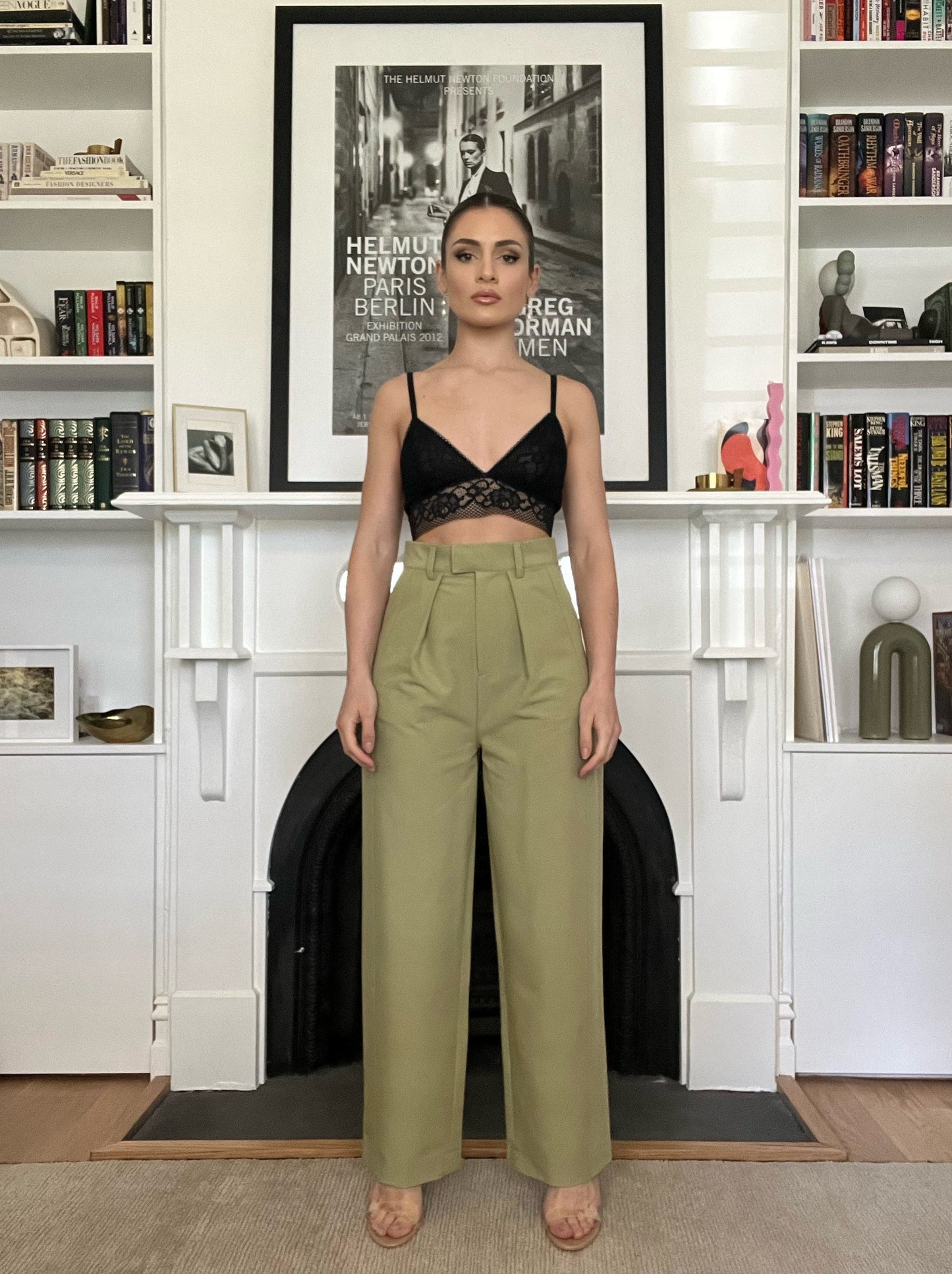 Semra Tailored Pant - Olive